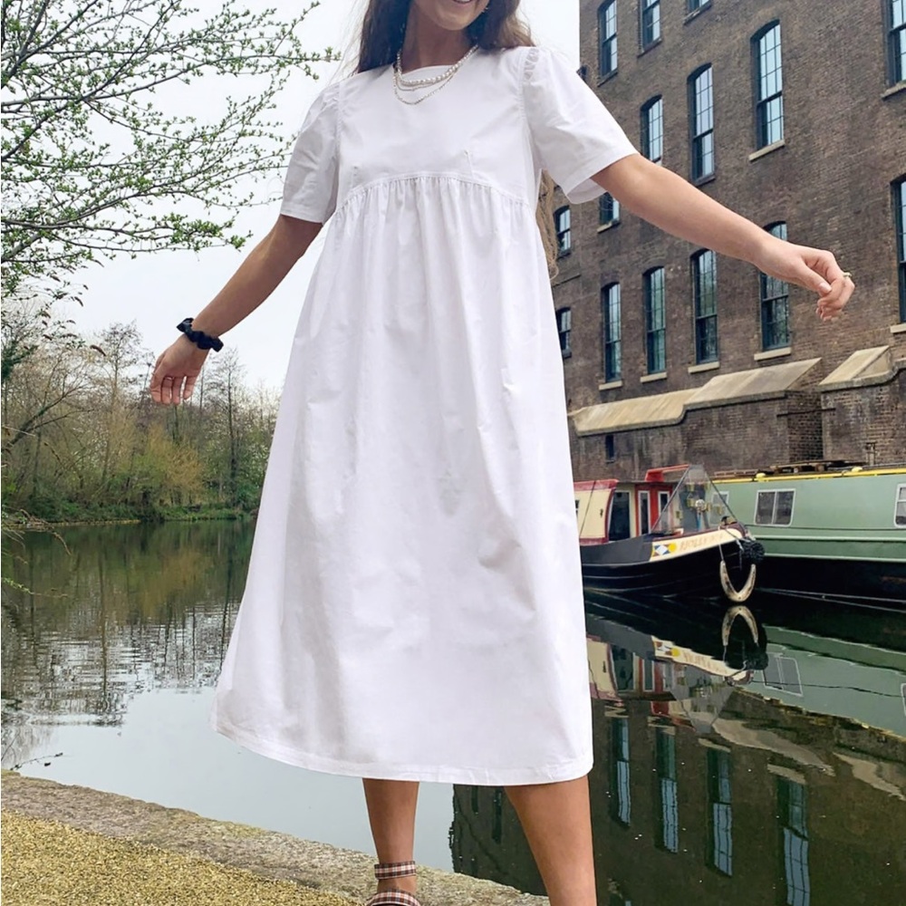 White Midi Dress